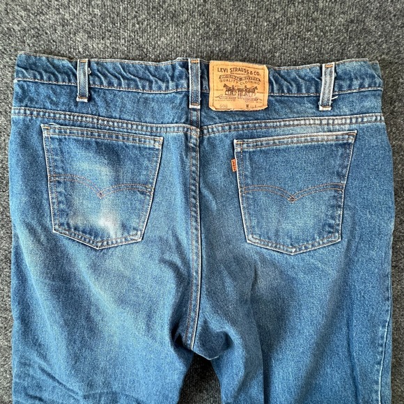 Vintage Levi's 506 Jeans Mens 38x29 Blue Denim Cotton Medium Wash Made In USA - Picture 10 of 13